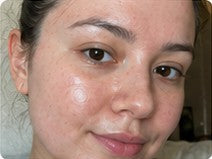 Customer result showing natural skin glow